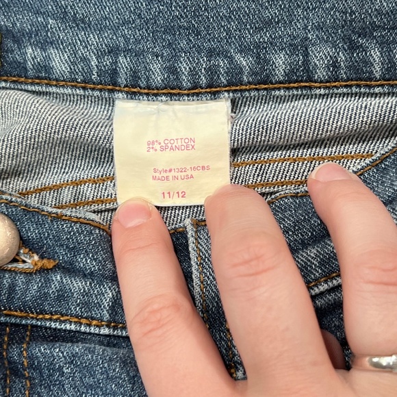 USA Made REAL VINTAGE Y2K Urban Outfitters BDG Low-rise Flare Jeans Sz 11/12 - Picture 7 of 11